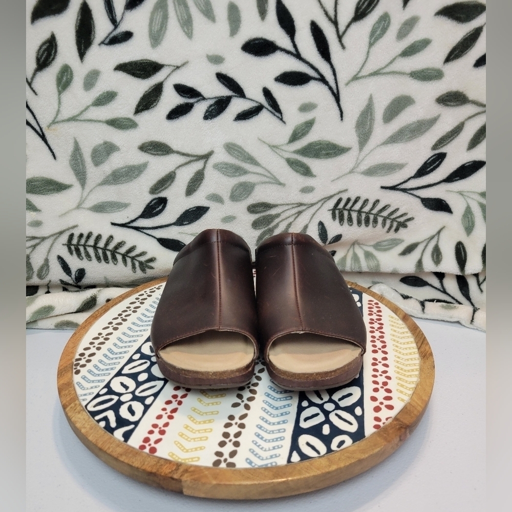 Rocky‎ Brands 4 Eursole Brown My Time Women’s Slide Size 7M Leather